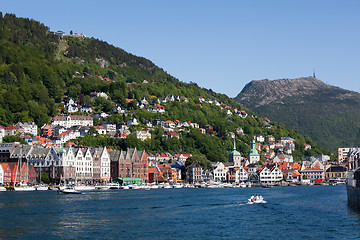 Image showing Summer in Bergen, Norway