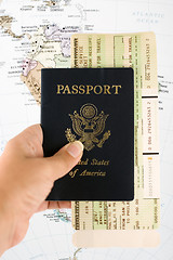 Image showing Travel documents