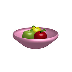 Image showing Vector Apples