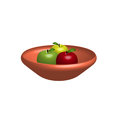 Image showing Vector Apples