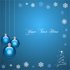 Image showing Blue Christmas