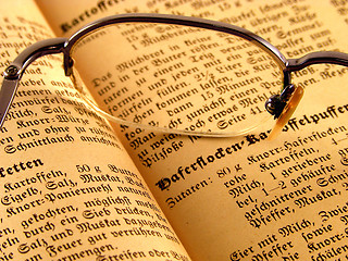 Image showing Book and eyeglasses