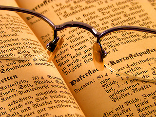 Image showing Book and Eyeglasses