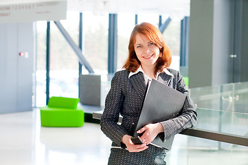 Image showing Beautiful business woman