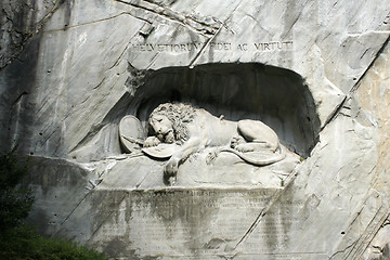 Image showing Lion-memorial