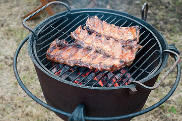 Image showing Grilled ribs