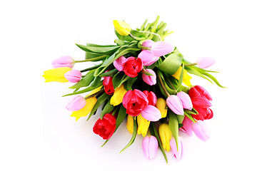 Image showing bouquet of tulips