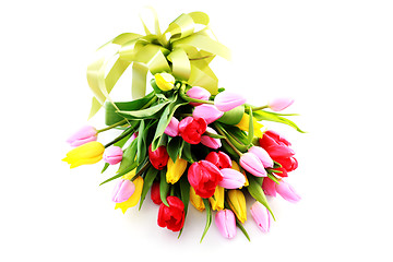 Image showing bouquet of tulips