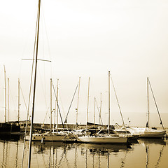 Image showing Sailing boats