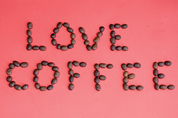 Image showing love coffee