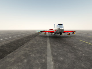 Image showing Plane On Take Off