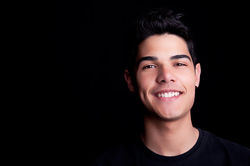 Image showing Handsome young man smiling