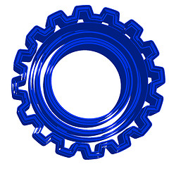 Image showing Abstract gear icon