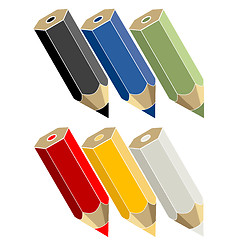 Image showing crayons