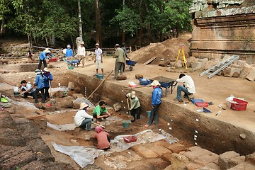 Image showing Archeological excavation