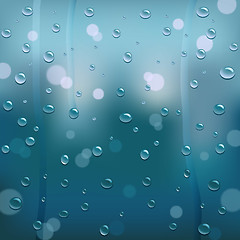 Image showing Raindrops Illustration