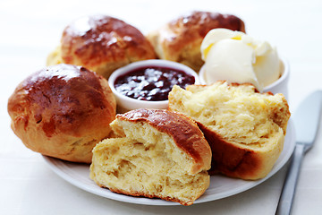 Image showing fresh brioches