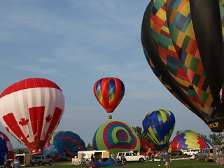 Image showing Hot air balloons.