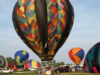 Image showing Hot air balloons.