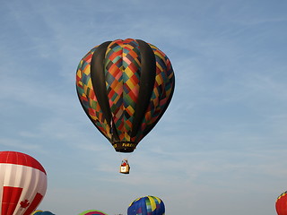 Image showing Hot air balloons.