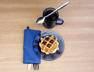 Image showing blue breakfast