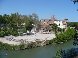 Image showing Italy. Rome. Tiber Island  