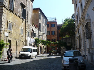 Image showing Italy. Rome. Trastevere, on the west bank of the Tiber  