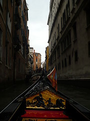 Image showing Italy. Venice. Gondolas on the Venetian channels  