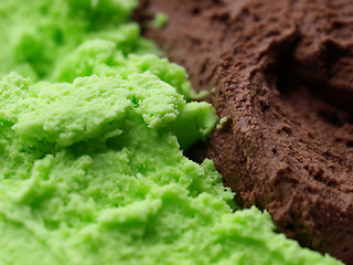 Image showing Mint chocolate ice cream