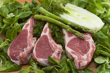 Image showing Racks of lamb,