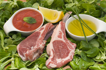 Image showing Racks of lamb