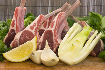 Image showing Racks of lamb