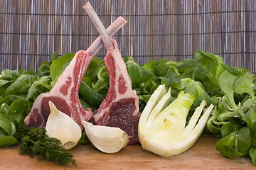 Image showing Racks of lamb