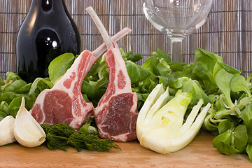 Image showing Racks of lamb