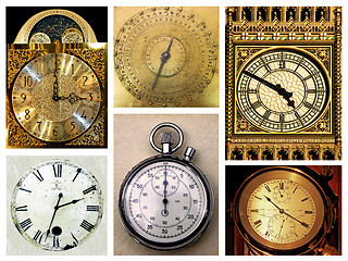 Image showing Old clocks