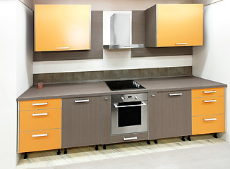 Image showing Kitchen in line