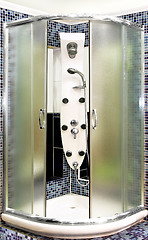 Image showing Glass shower