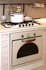 Image showing Retro oven