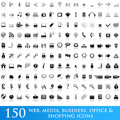 Image showing Icon set for web applications