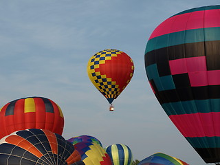 Image showing Hot air balloons.