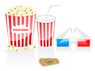 Image showing Cinema icons