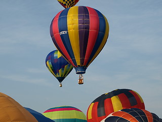 Image showing Hot air balloons.