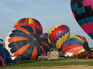 Image showing Hot air balloons.