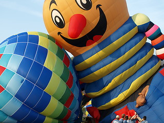 Image showing Hot air balloons.