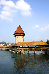 Image showing Chapel-Bridge in Lucerne