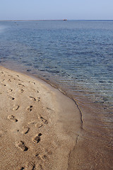 Image showing Traces on sand