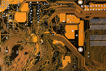 Image showing Computer circuit mainboard