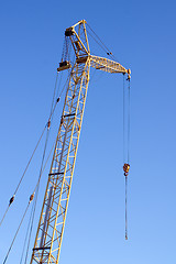 Image showing Crane against a Blue Sky
