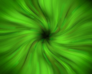 Image showing Green swirling vortex