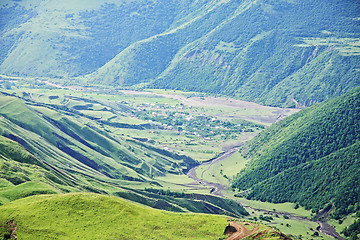 Image showing Village in Kurah-chai valley